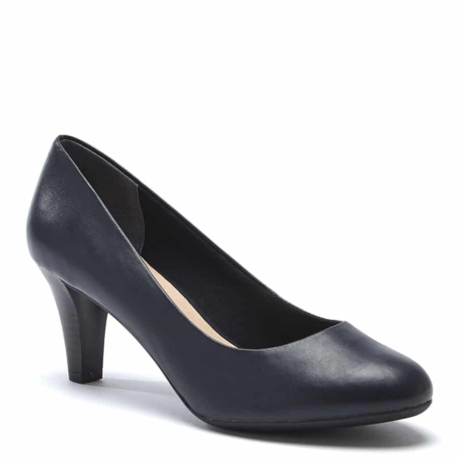 supersoft Corey Mid Heel Navy | Music Room Shoes